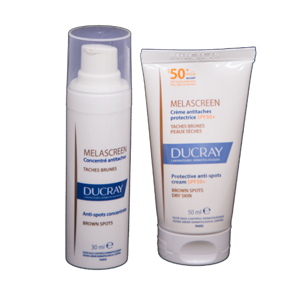 16 Ducray melascreen concentré anti tache éclat +écran crème à 25%