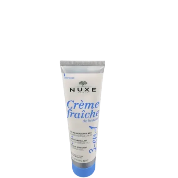 NUXE Crème Fraîche de Beauté 3en1 100ml NUXE Crème Fraîche de Beauté 3en1 soin hydratant visage 100ml - Tunisie