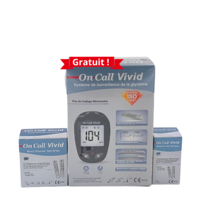 On Call Vivid Band B/75 + appareil glucomètre offert en Tunisie