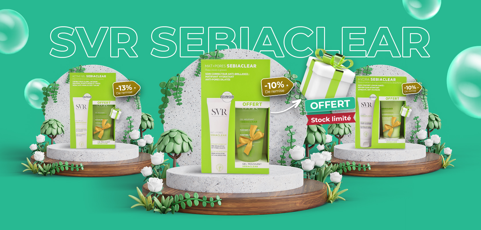 Pack en Promotion de la marque SVR Tunisie