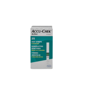 Accu-Chek Active Bandelettes Boîte de 25 Unités en Tunisie
