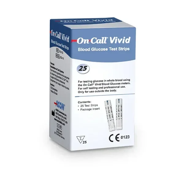 ocv25 On Call Vivid Tunisie : bandelettes de glycémie