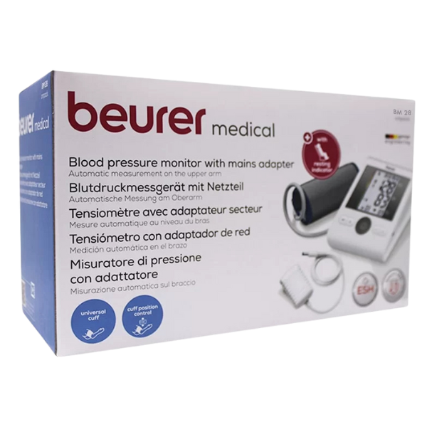 Beurer BM28 : Tensiomètre à brassard + Bloc secteur