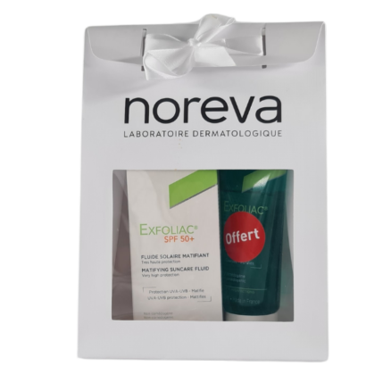 Noreva Exfoliac Écran SPF50+ + Gel Nettoyant Offert en Tunisie