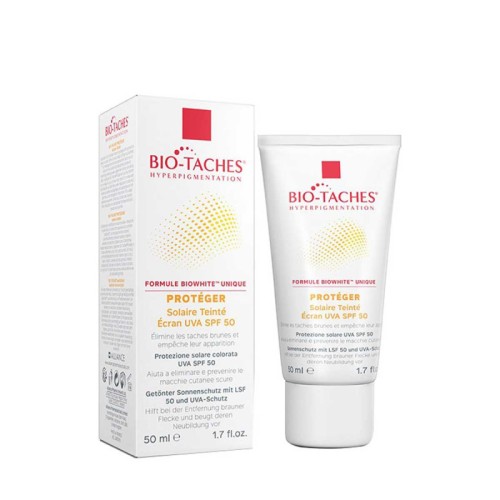 Écran teinté Bio Tache SPF50+ – Hydratant & protecteur Écran Bio Tache Teinté SPF50+ en Tunisie