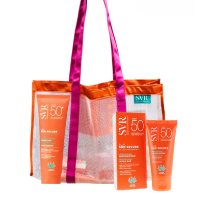 Pack solaire SVR Lait Corps + Blur SPF50+ avec sac offert pour enfant/adulte