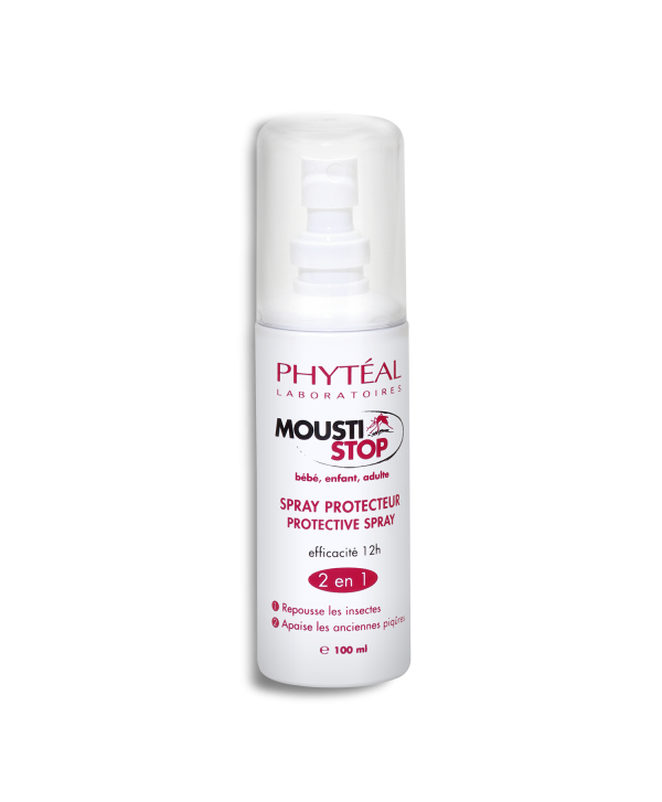 Spray Moustistop Phyteal Moustistop Spray Protecteur Insectes 100ml - Tunisie