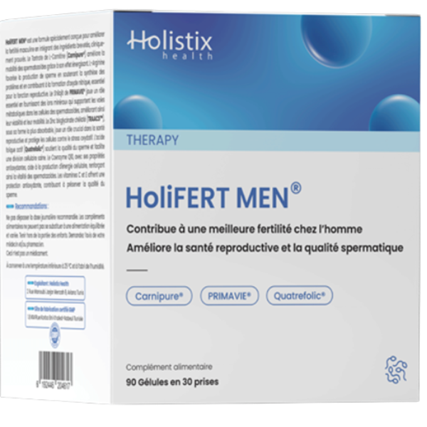 HOLISTIX HoliFERT MEN 90 gélules HOLISTIX HoliFERT MEN - Complément pour fertilité et santé masculine