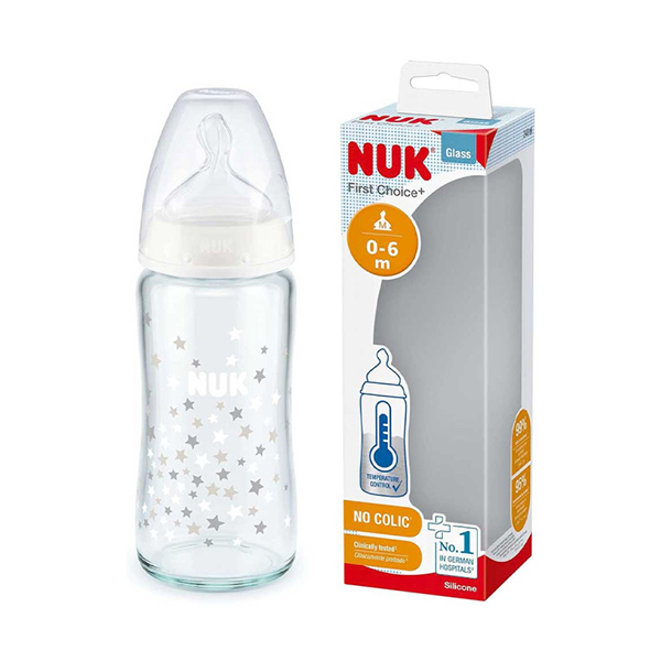 NUK Biberon Verre New Classic 240ml en Tunisie