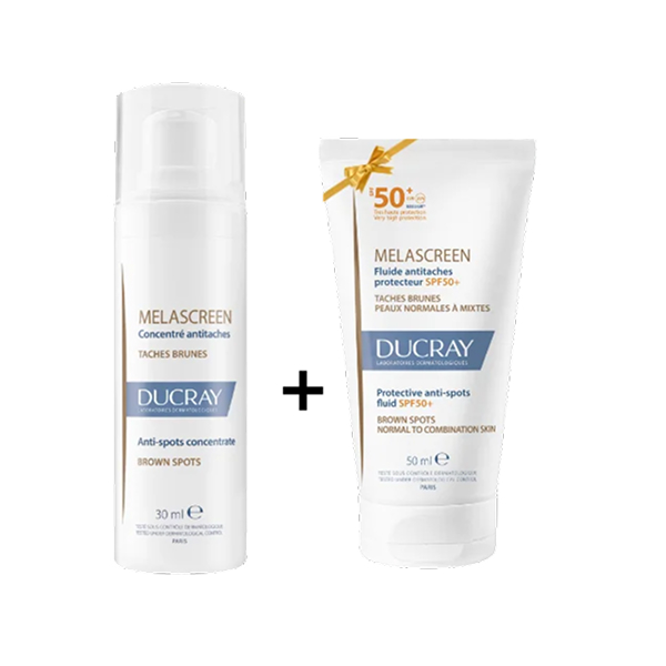 Ducray Melascreen Concentré 30ml avec Écran Fluide SPF50+ 40ml offert