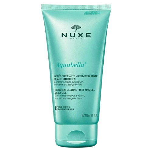 nuxe aquabella gelée purifiante micro exfoliante 150ml